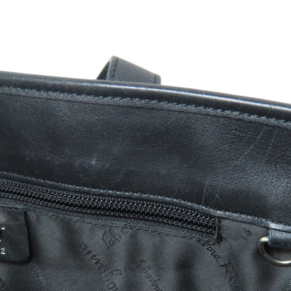 Salvatore Ferragamo Black Leather Tote Bag (Pre-Owned)