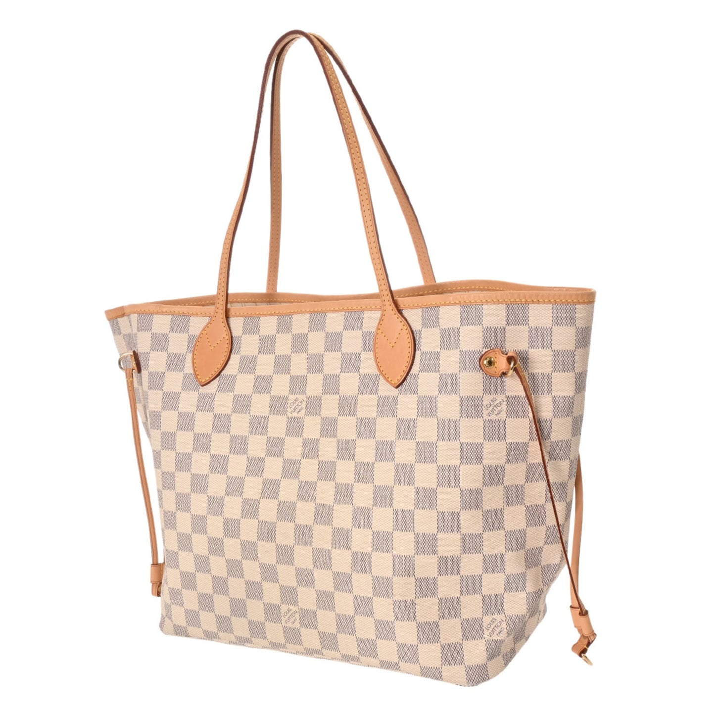 Louis Vuitton White Damier Azur Canvas Tote Bag (Pre-Owned)