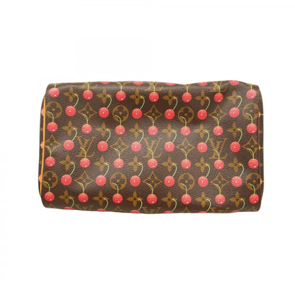 Louis Vuitton Brown Red Color Handbag (Pre-Owned)