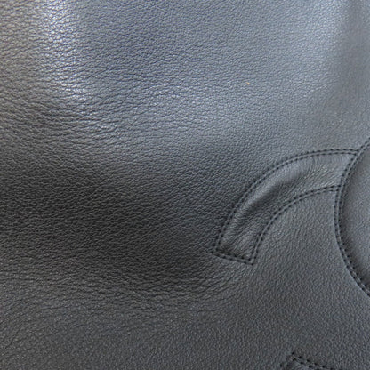 Chanel Black Leather Tote Bag (Pre-Owned)