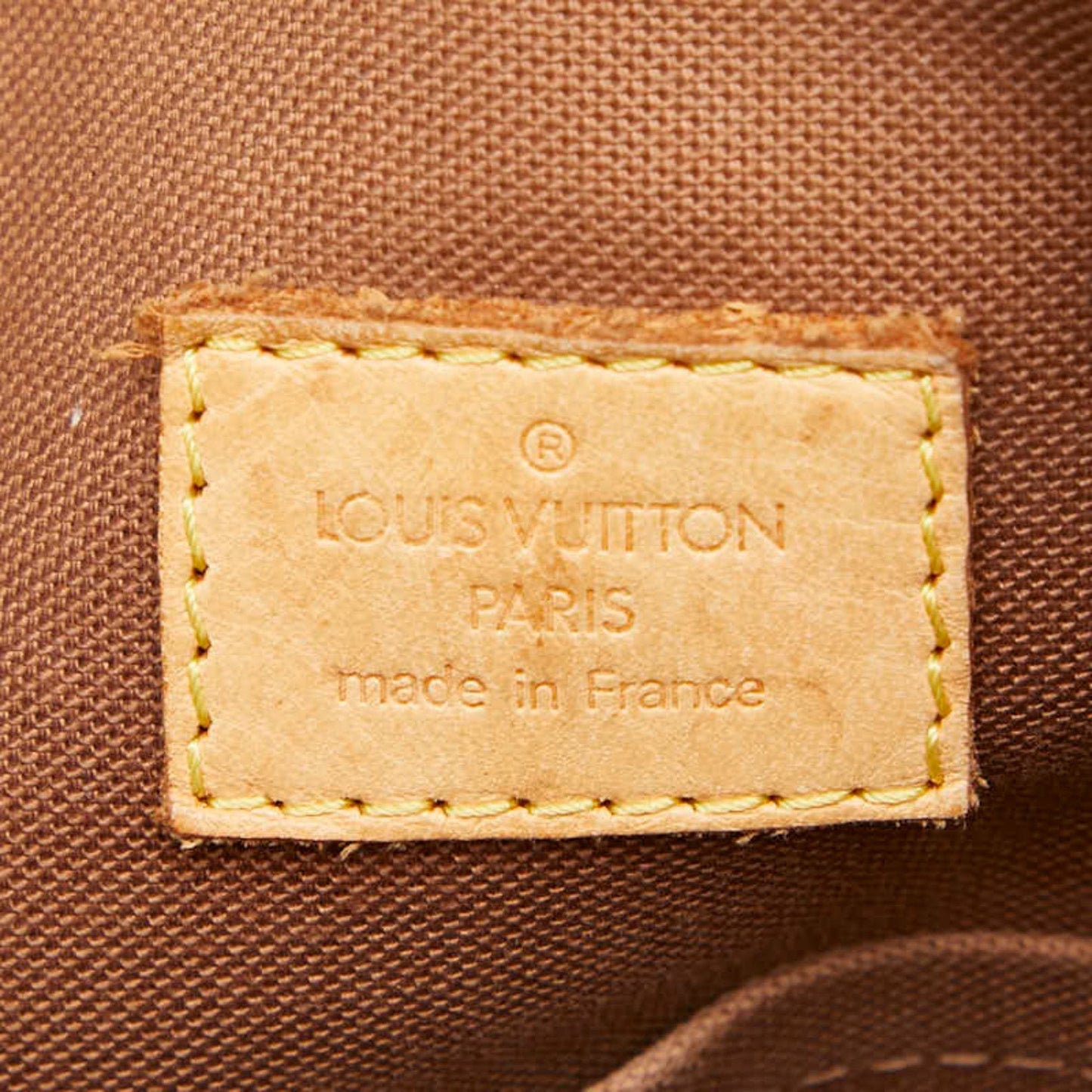 Louis Vuitton Brown Pvc Leather Handbag (Pre-Owned)