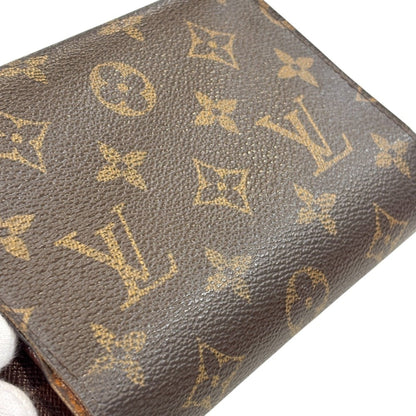 Louis Vuitton Brown Monogram Wallet (Tri-Fold) (Pre-Owned)