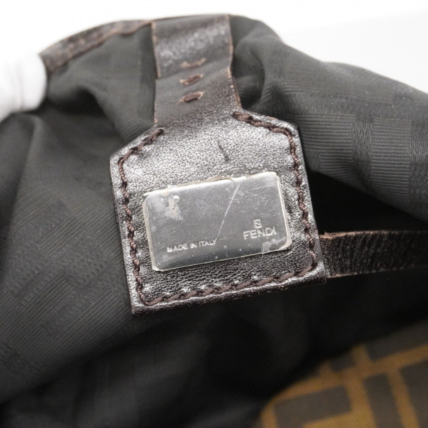 Fendi Brown Nylon Tote Bag (Pre-Owned)