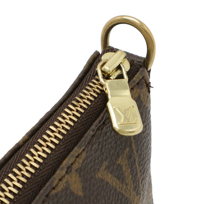 Louis Vuitton Brown Pvc Handbag Pochette Pouch (Pre-Owned)