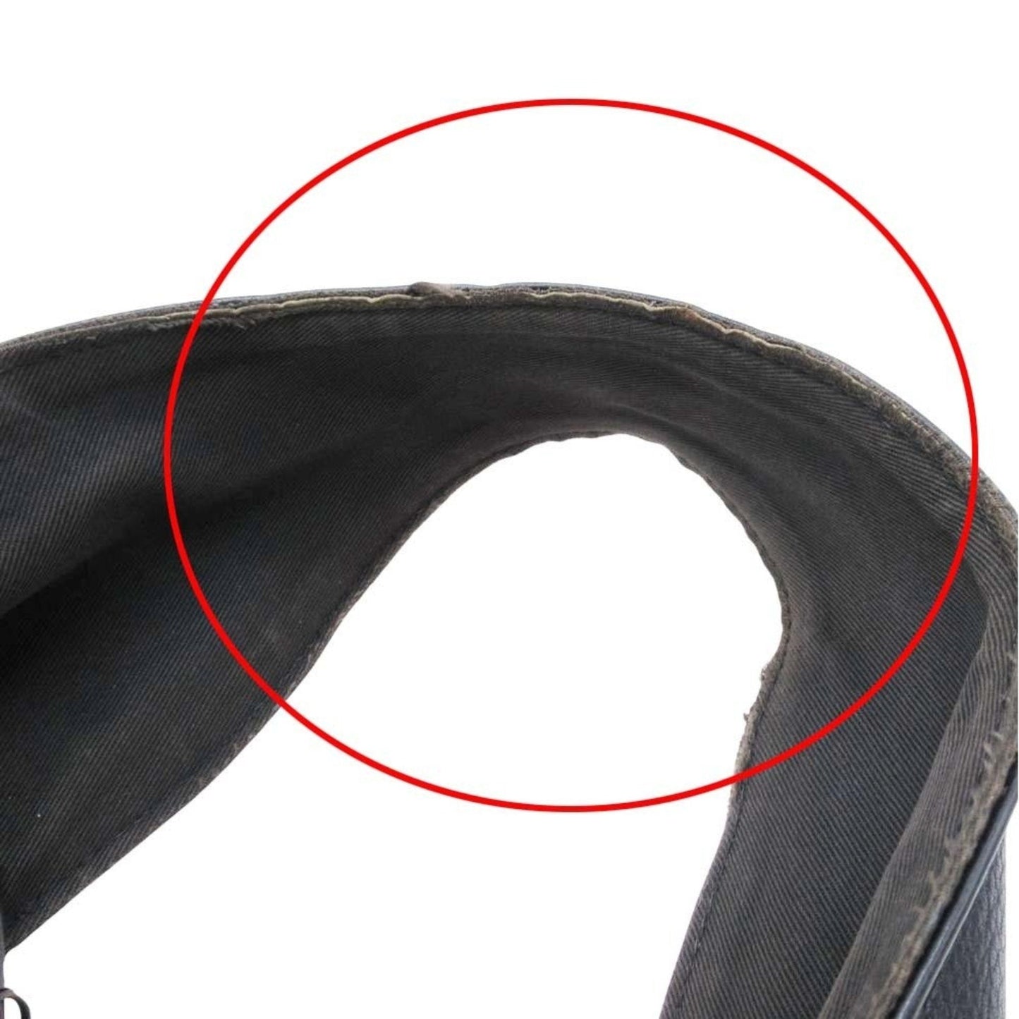 Unspecified Black Leather Pouch Tote Bag (Pre-Owned)