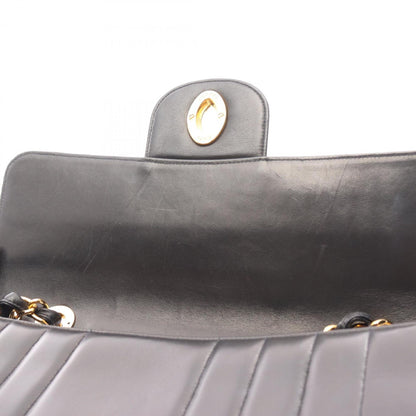 Chanel Black Leather Shoulder Bag (Pre-Owned)