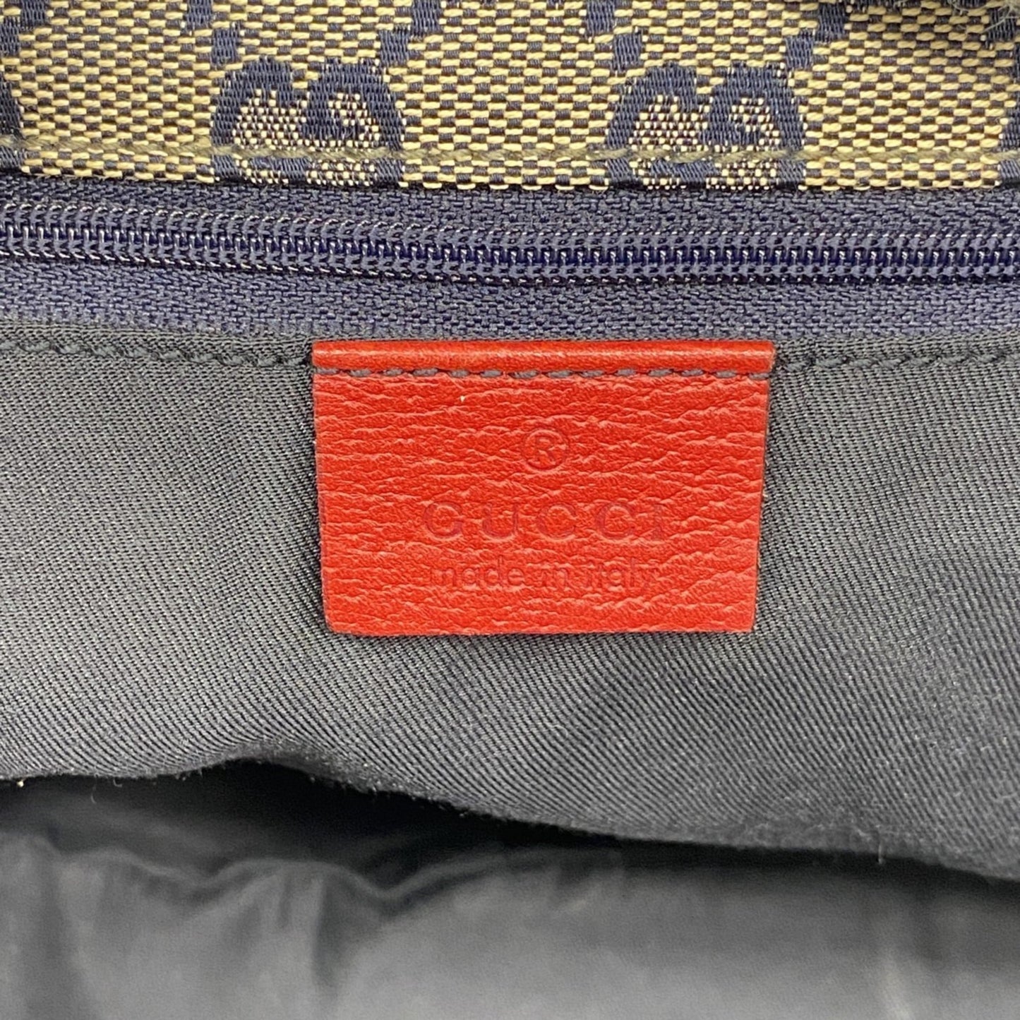 Gucci Red Color Leather Tote Bag (Pre-Owned)