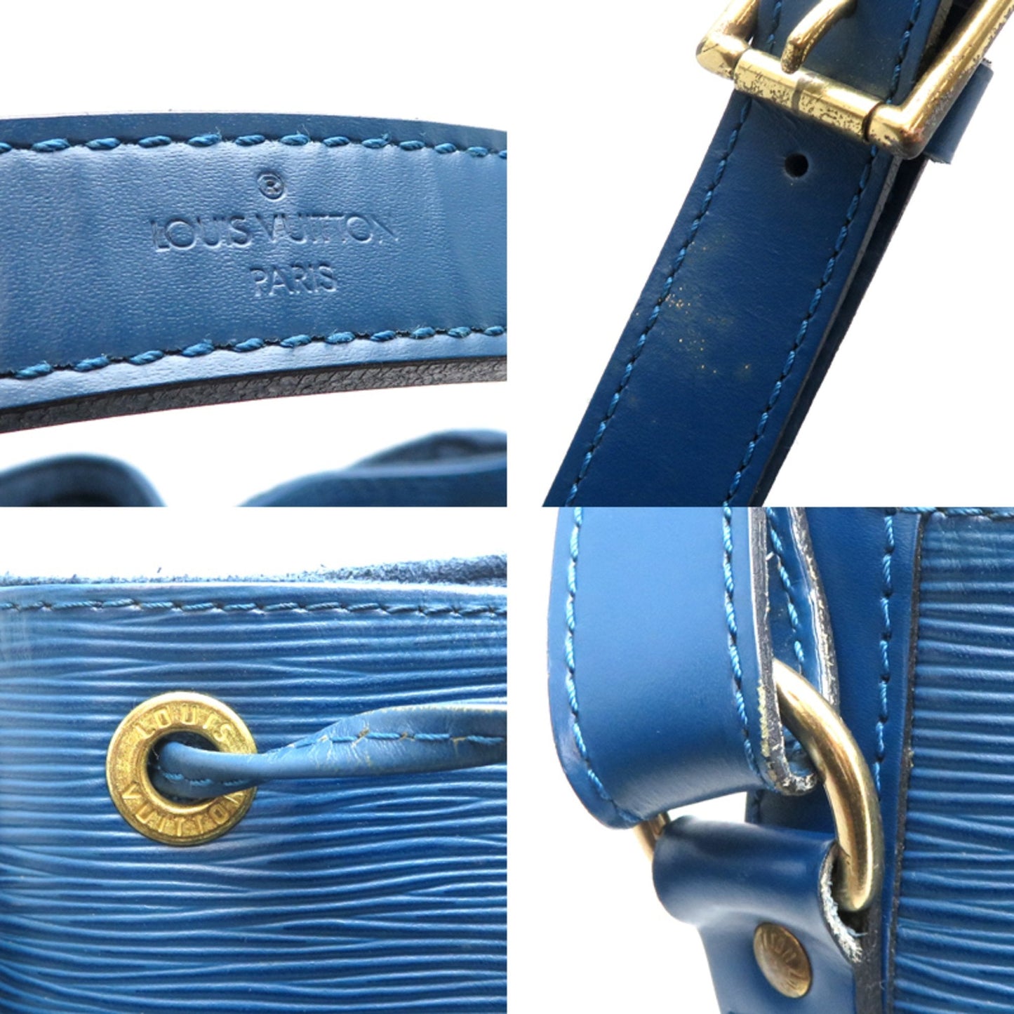 Louis Vuitton Toledo Blue Epi Leather Shoulder Bag (Pre-Owned)