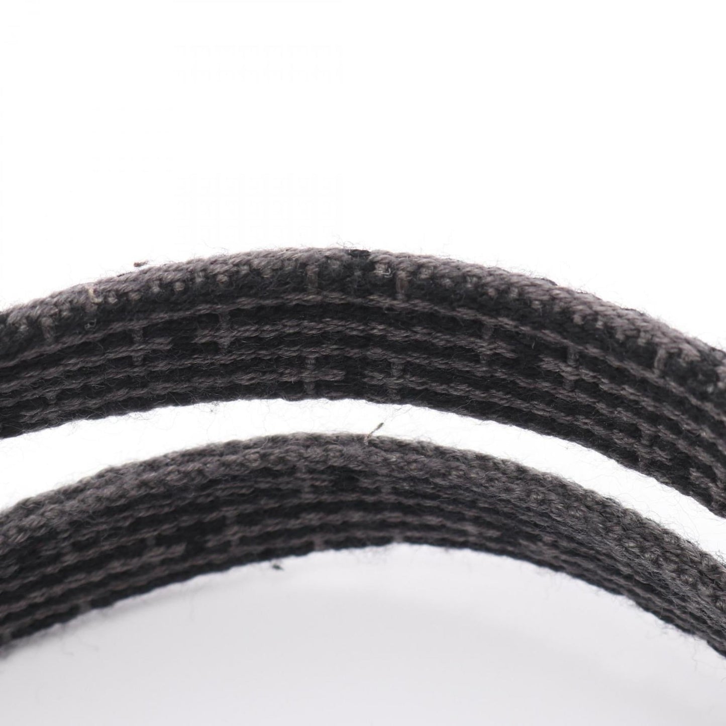 Hermes Gray Nylon Canvas Tote Bag (Pre-Owned)