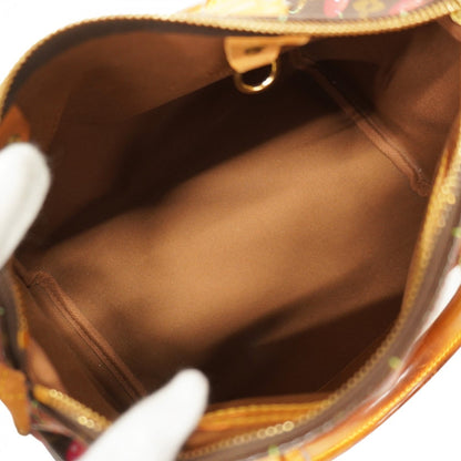 Louis Vuitton Brown Red Color Handbag (Pre-Owned)