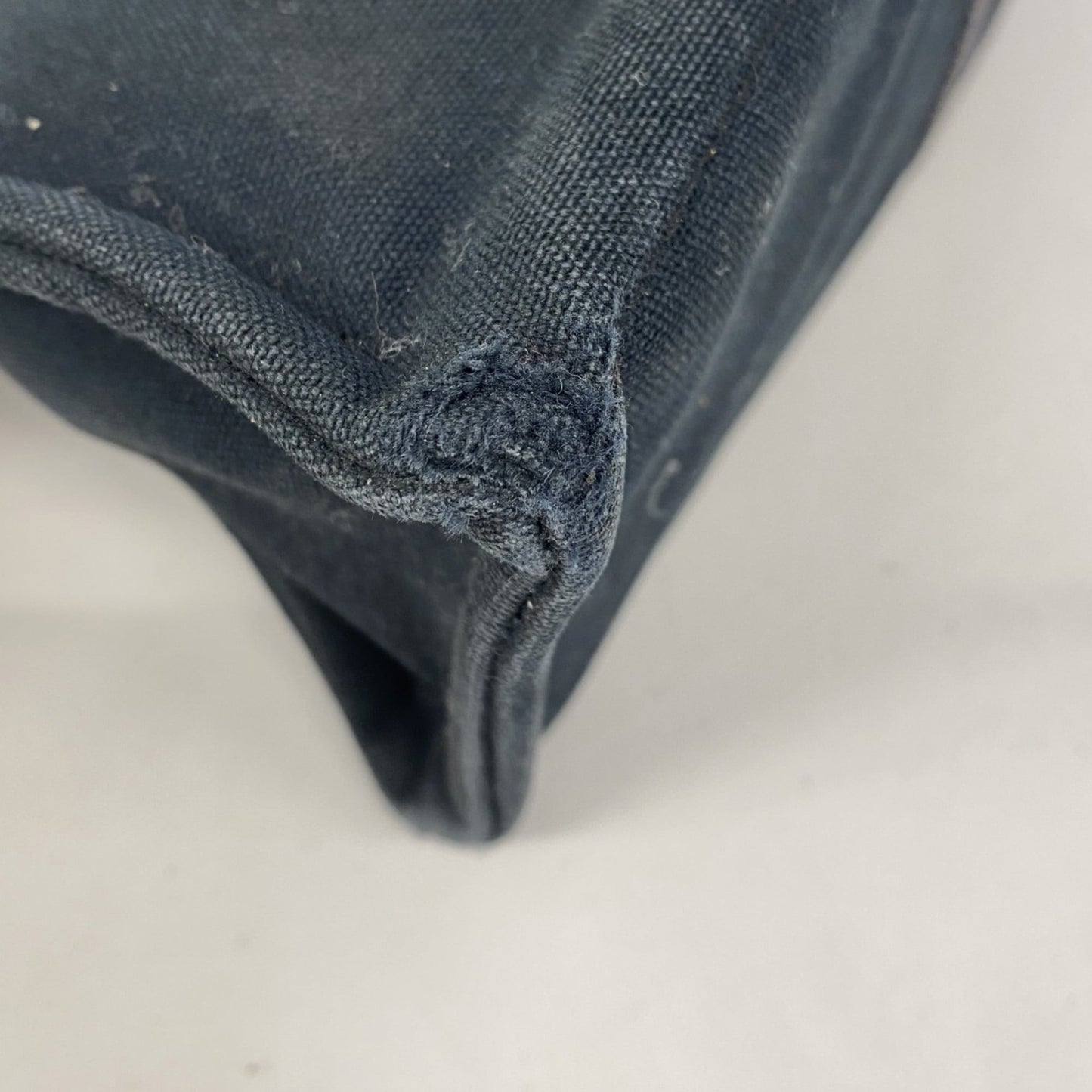 Hermes Black Canvas Tote Bag (Pre-Owned)