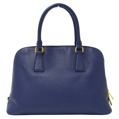 Prada Blue Saffiano Triangle Handbag Shoulder Bag (Pre-Owned)