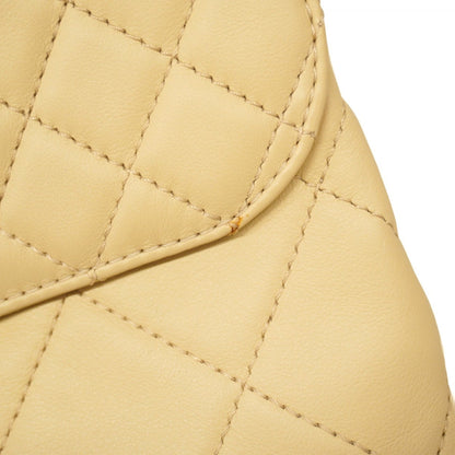 Chanel Beige Leather Shoulder Bag (Pre-Owned)