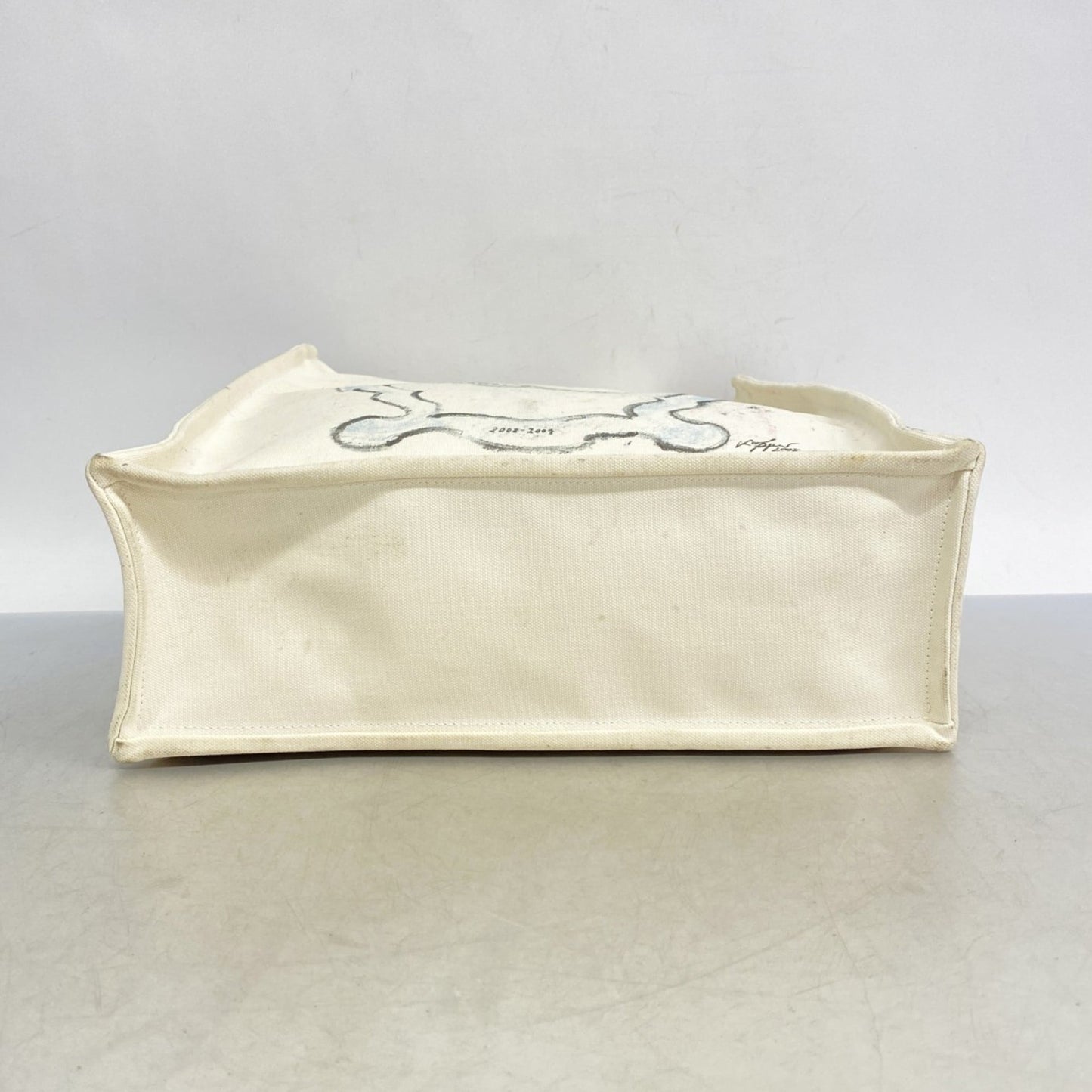 Chanel Ivory Canvas Tote Bag (Pre-Owned)