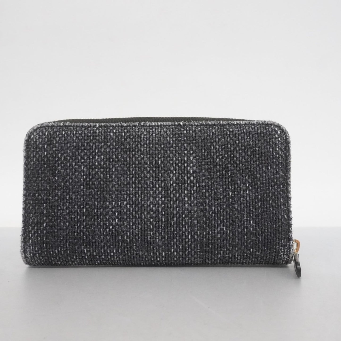 Chanel Navy Fabric Long Wallet (Bi-Fold) (Pre-Owned)