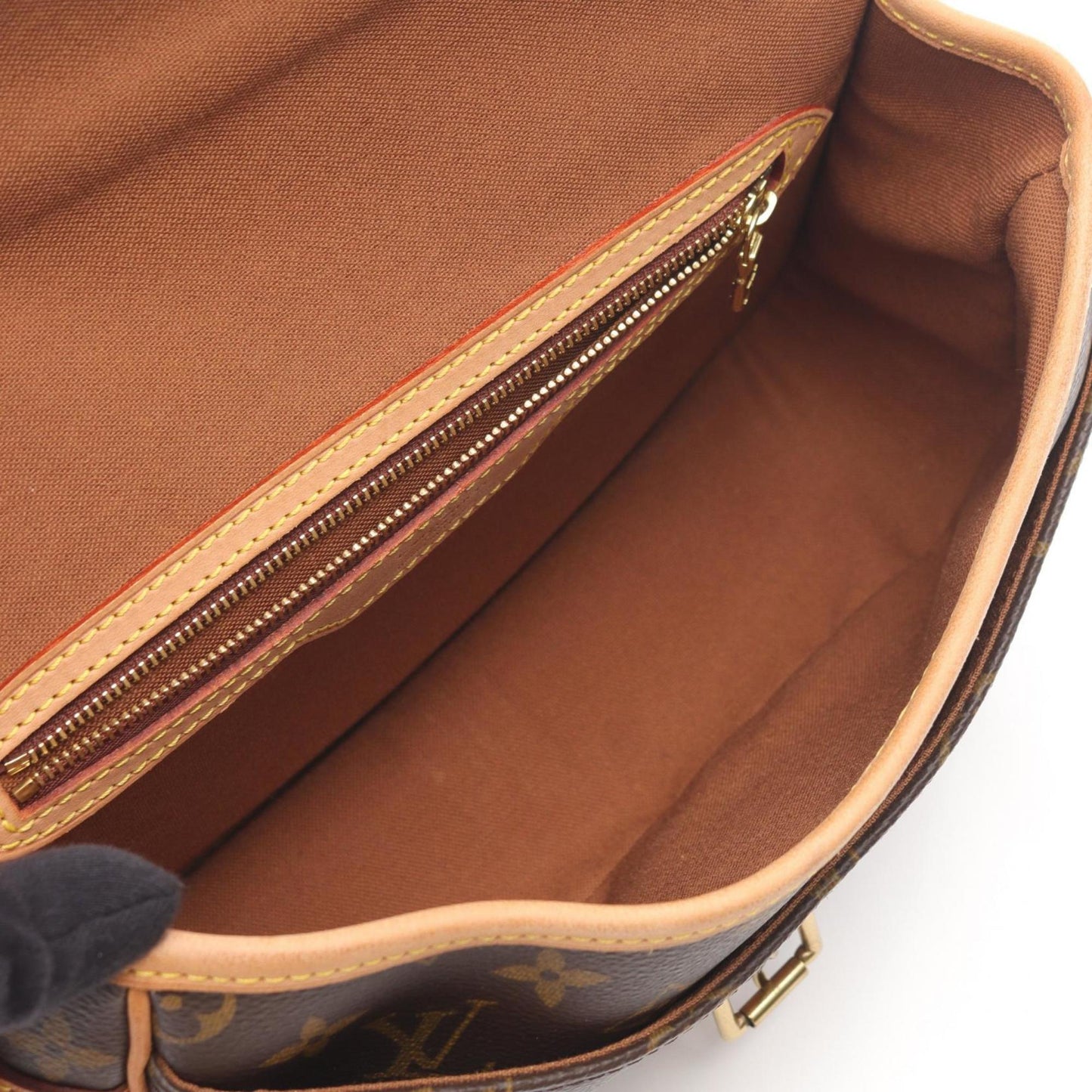 Louis Vuitton Brown Pvc Leather Shoulder Bag (Pre-Owned)