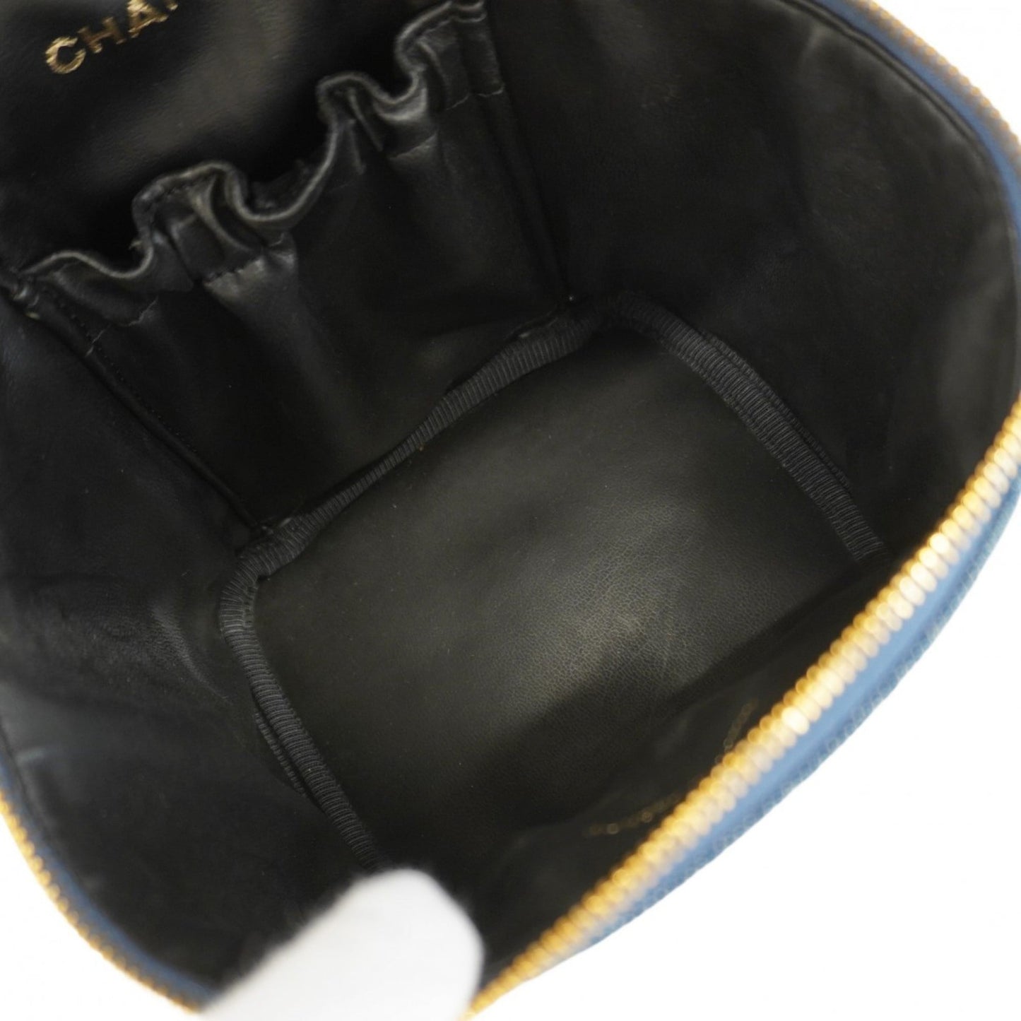 Chanel Blue Denim Vanity Bag (Pre-Owned)