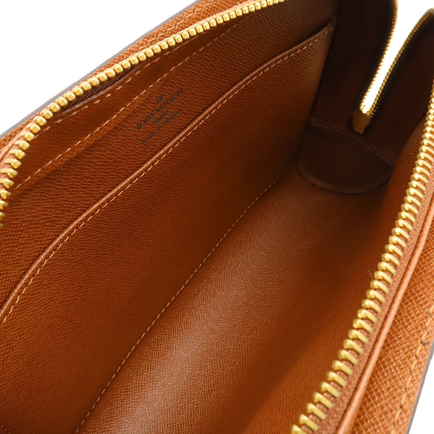 Louis Vuitton Brown Pvc Clutch Bag Handbag (Pre-Owned)