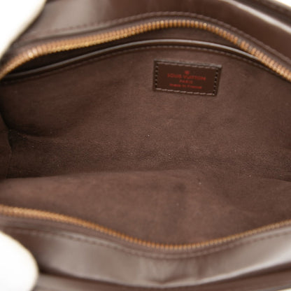 Louis Vuitton Brown Pvc Leather Clutch Bag (Pre-Owned)