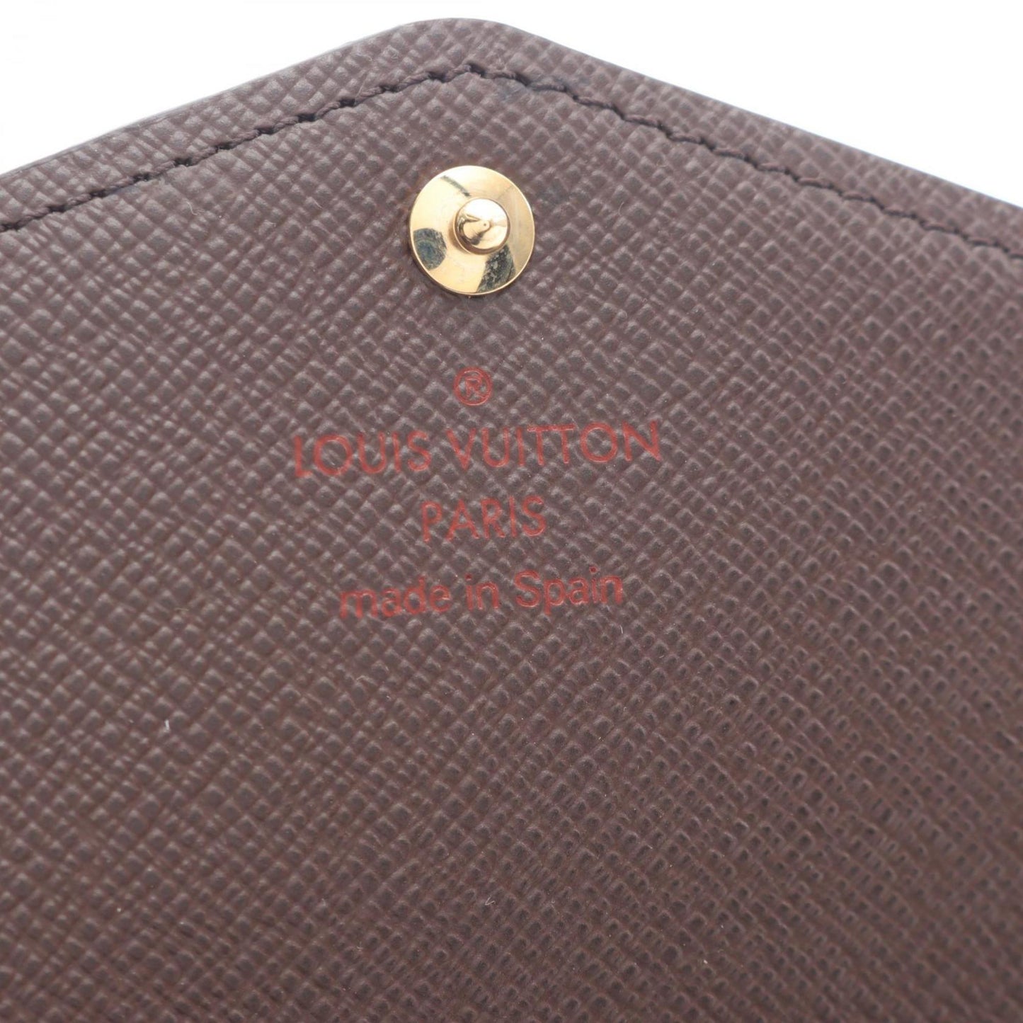 Louis Vuitton Brown Damier Canvas Pvc Leather Long Wallet (Bi-Fold) (Pre-Owned)