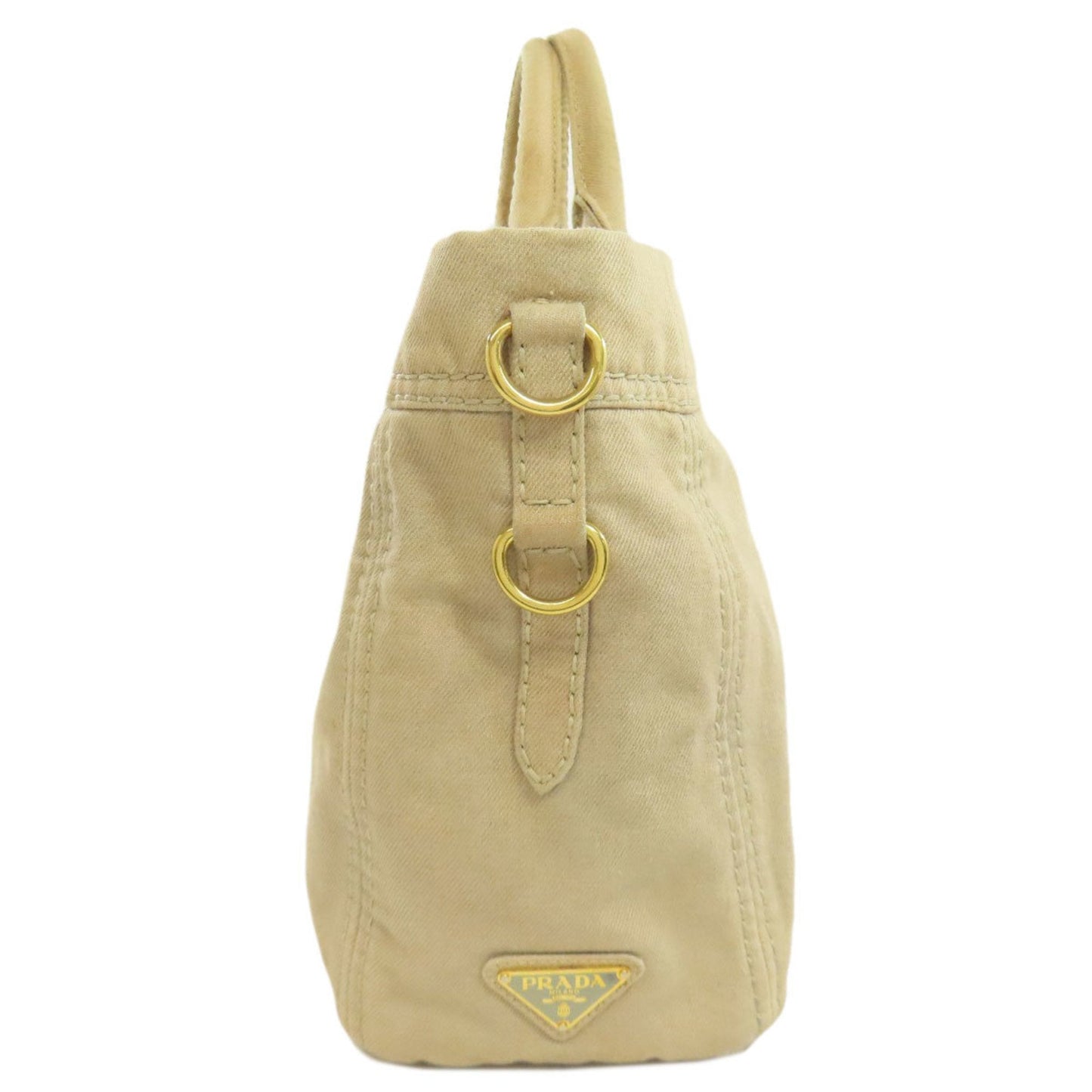 Prada Brown Denim Tote Bag (Pre-Owned)