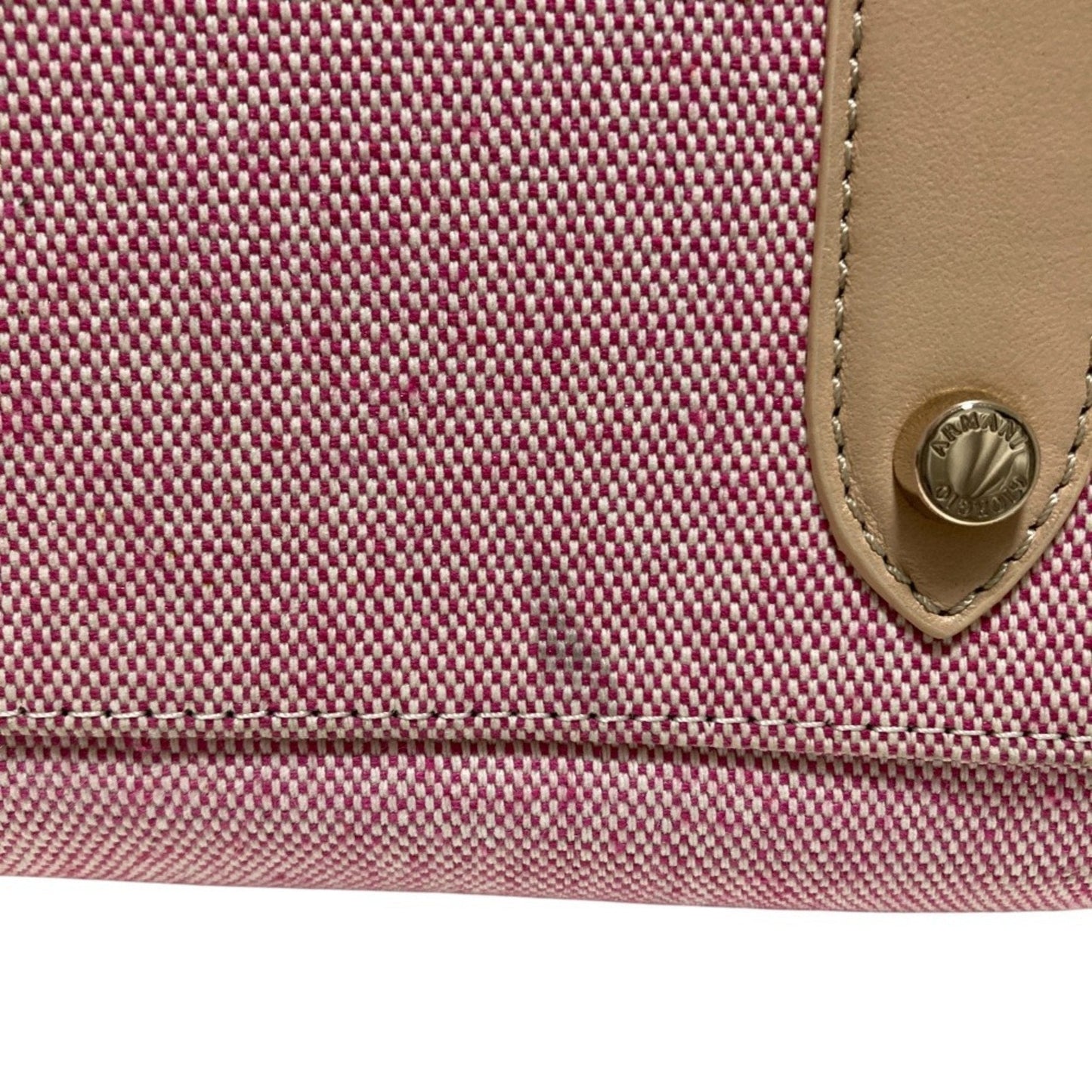 Giorgio Armani Pink Pink Beige Tote Bag (Pre-Owned)