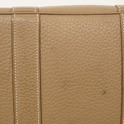 Hermes Etoupe Gray Toile Officier Tote Bag (Pre-Owned)