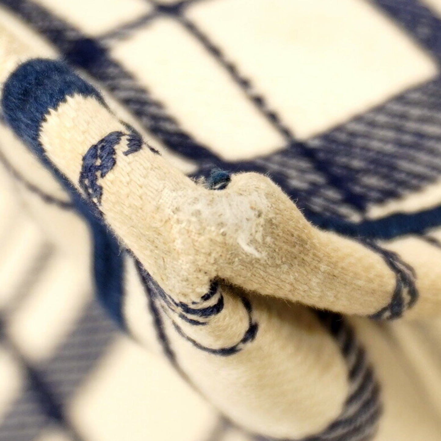 Christian Dior Navy Canvas Tote Bag (Pre-Owned)