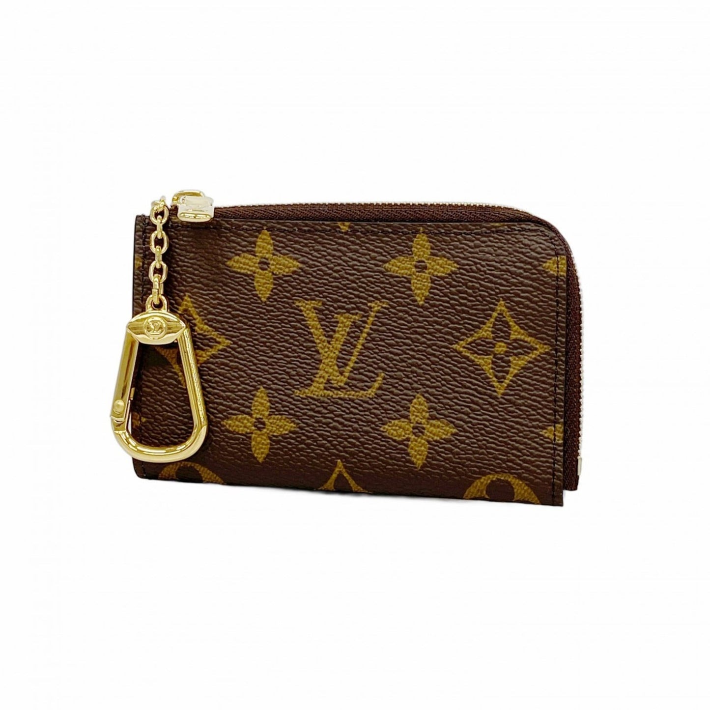 Louis Vuitton Blue Brown Coin Purse/Coin Case (Pre-Owned)