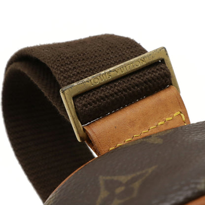 Louis Vuitton Brown Pvc Pochette Shoulder Bag Sling Bag (Pre-Owned)