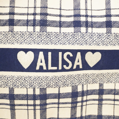 Christian Dior Navy Canvas Tote Bag (Pre-Owned)