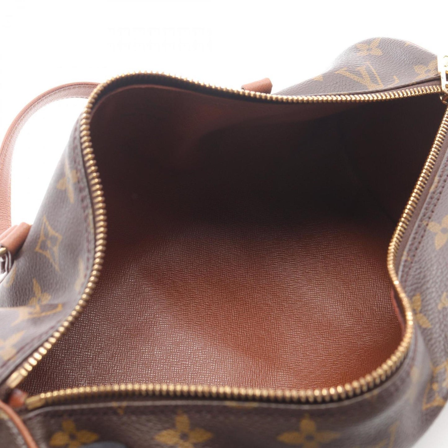 Louis Vuitton Brown Pvc Coated Canvas Leather Handbag (Pre-Owned)