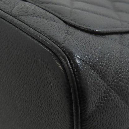 Chanel Black Leather Tote Bag (Pre-Owned)