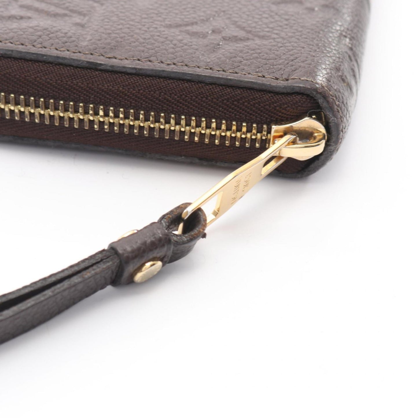 Louis Vuitton Brown Earth Monogram Empreinte Long Wallet (Bi-Fold) (Pre-Owned)