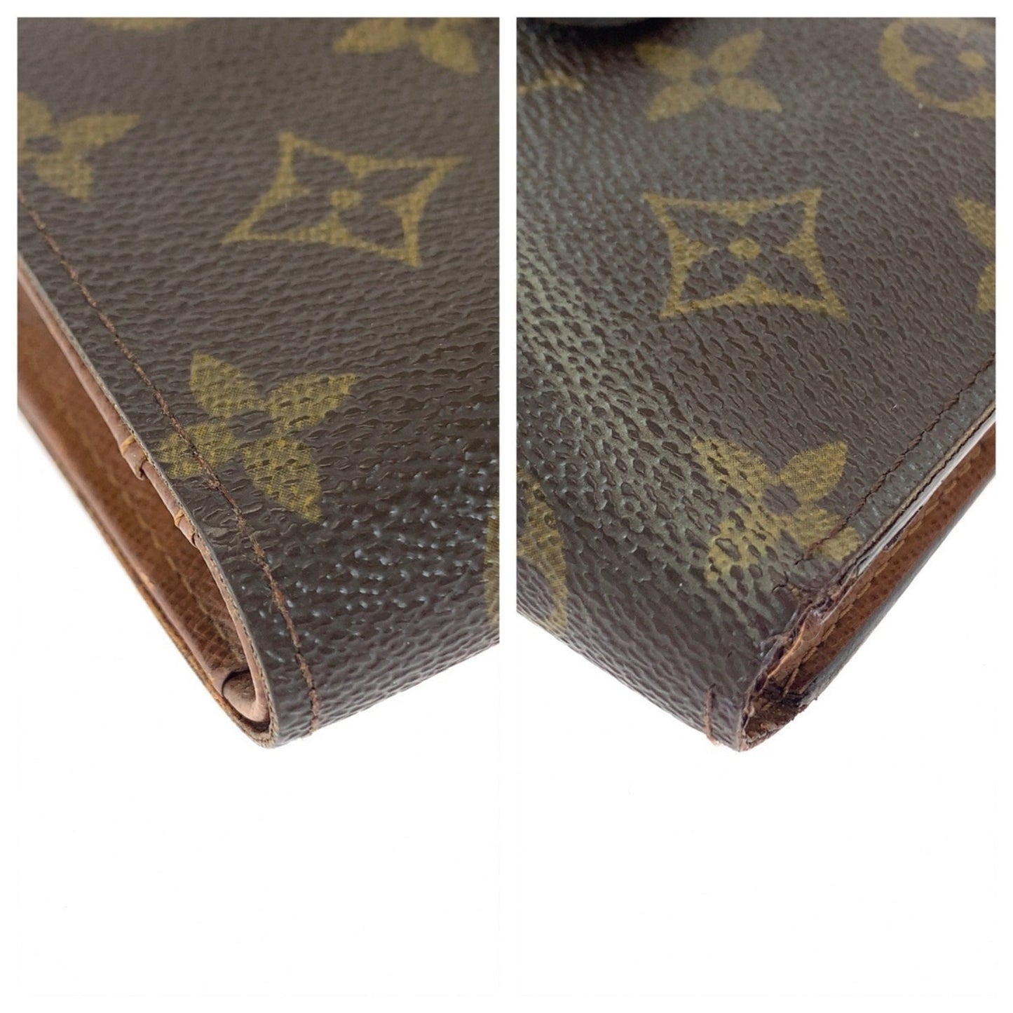 Louis Vuitton Brown Pvc Wallet (Bi-Fold) (Pre-Owned)