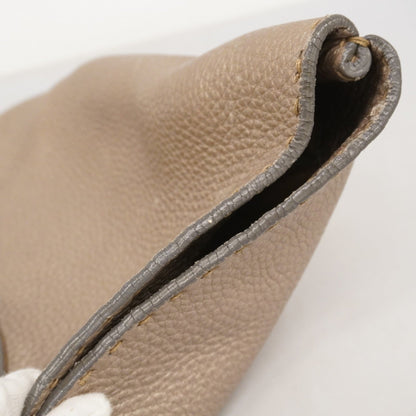 Fendi Grayish Leather Tote Bag (Pre-Owned)