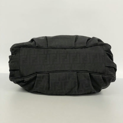Fendi Black Nylon Canvas Tote Bag (Pre-Owned)