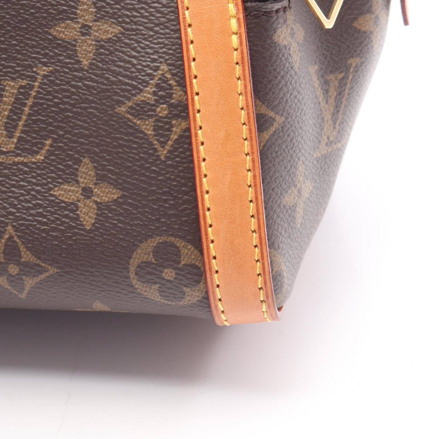 Louis Vuitton Brown Pvc Leather Handbag (Pre-Owned)