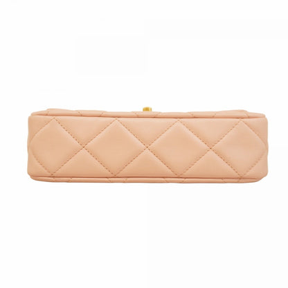 Chanel Pink Leather Shoulder Bag (Pre-Owned)