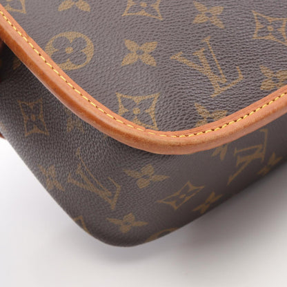 Louis Vuitton Brown Pvc Leather Shoulder Bag (Pre-Owned)