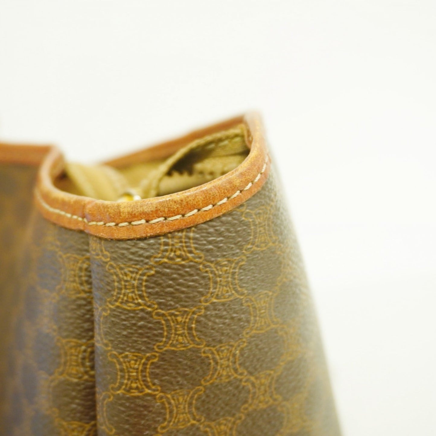 Celine Brown Pvc Tote Bag (Pre-Owned)