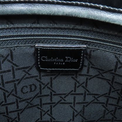 Christian Dior Lady Dior Black Canvas Tote Bag (Pre-Owned)