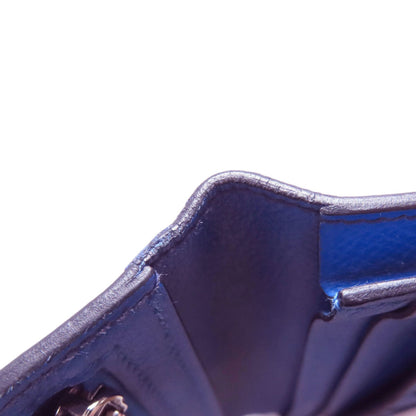 Hermes Purple Epsom Leather Long Wallet (Bi-Fold) (Pre-Owned)