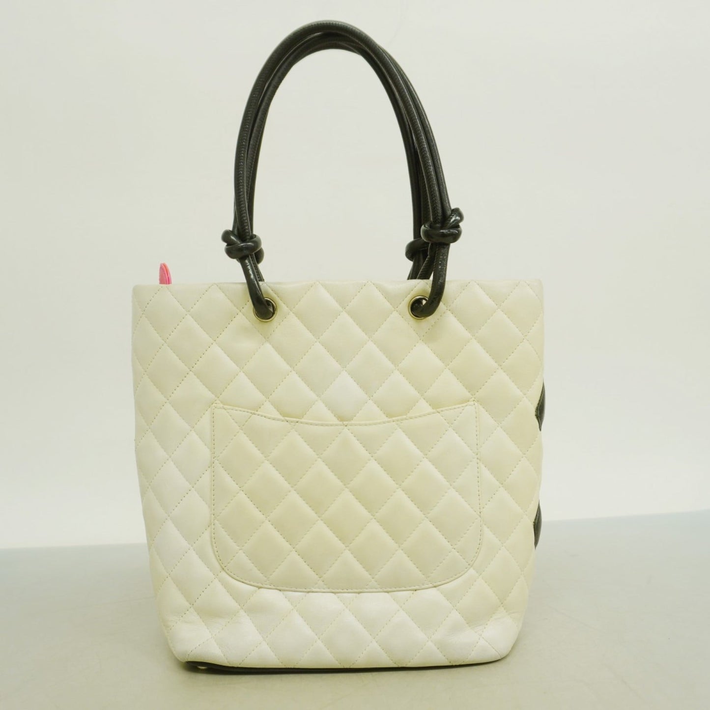 Chanel White Leather Tote Bag (Pre-Owned)