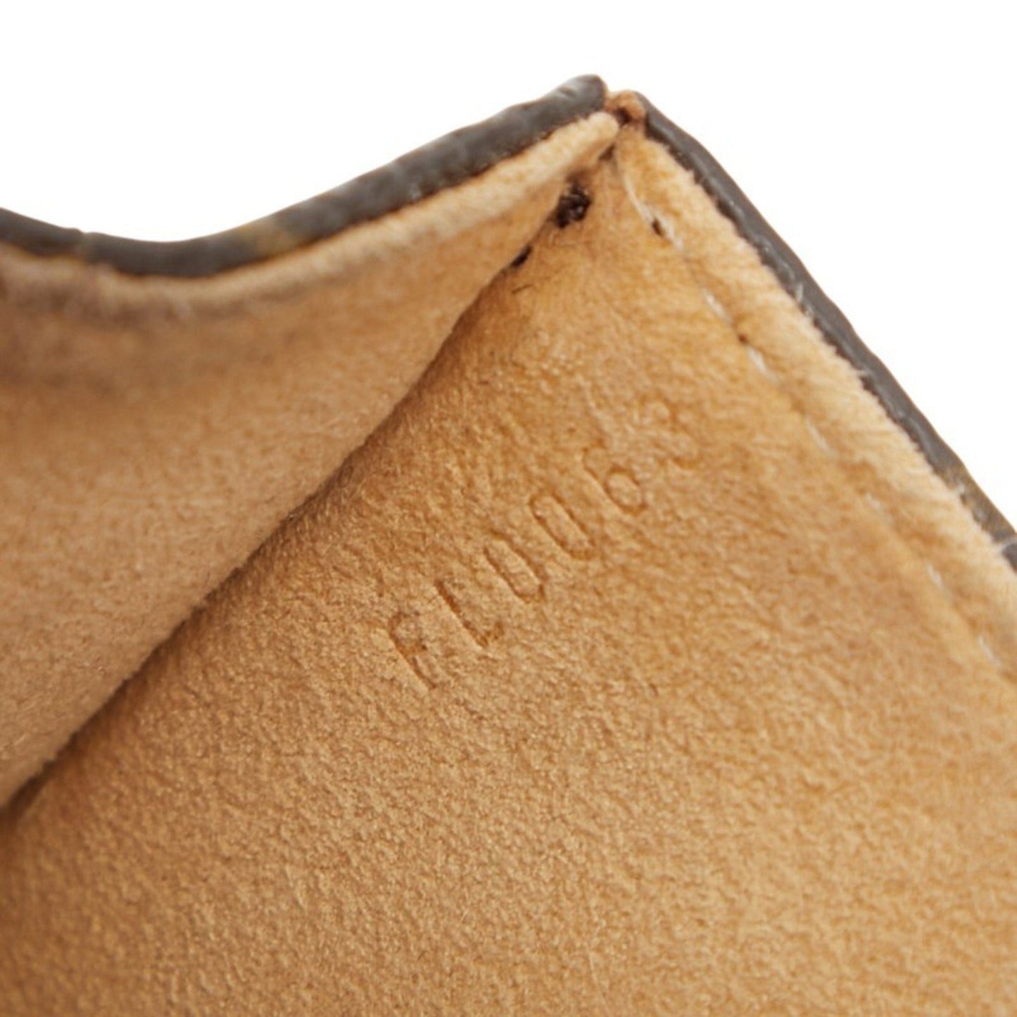 Louis Vuitton Brown Pvc Leather Pochette Sling Bag (Pre-Owned)