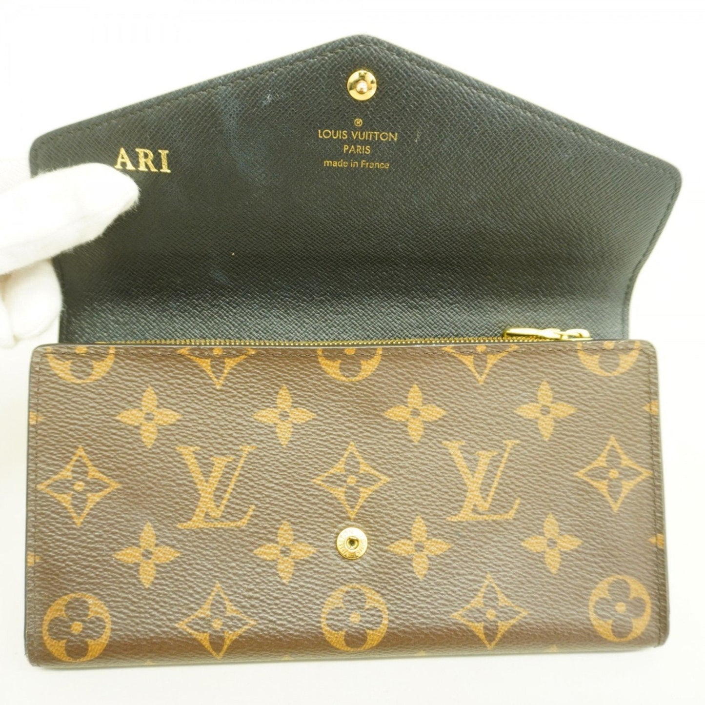 Louis Vuitton Brown Long Wallet (Bi-Fold) (Pre-Owned)