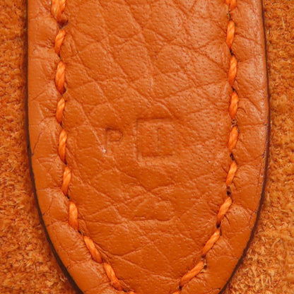 Hermes Orange Taurillon Clemence Leather Tote Bag (Pre-Owned)