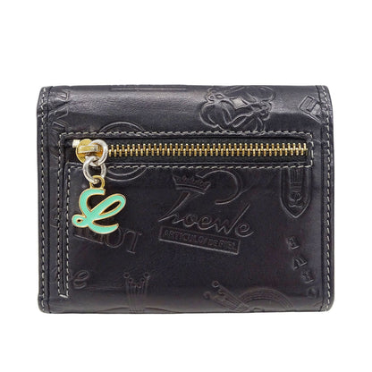 Loewe Black Leather Wallet (Tri-Fold) (Pre-Owned)