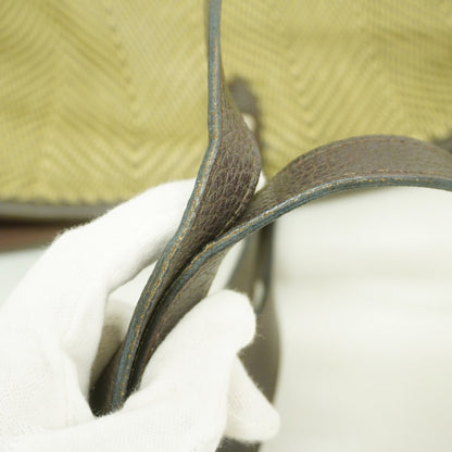 Hermes Beige Polyester Tote Bag (Pre-Owned)