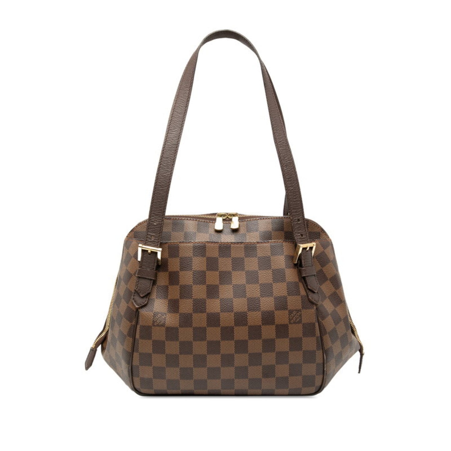 Louis Vuitton Brown Pvc Leather Handbag (Pre-Owned)